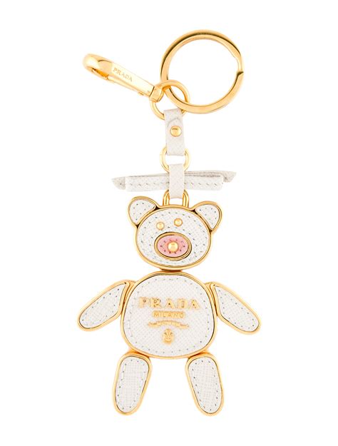 prada bear key chains|Prada Keychains & Keyrings for Women .